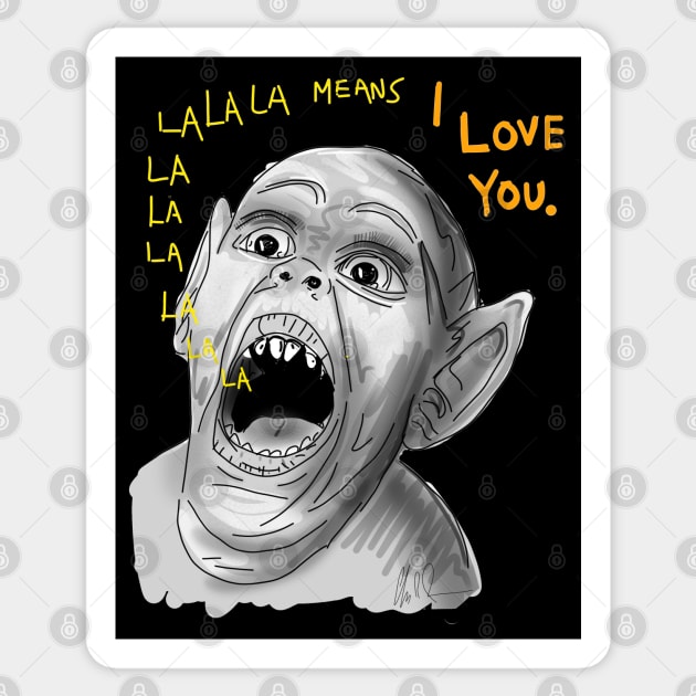 Bat Boy Loves You Sticker by 51Deesigns